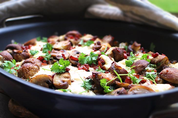 Low Carb Champignon-Zucchini-Hack-Auflauf (mit Gyrosgewürz ...