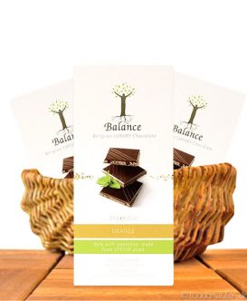 Balance Stevia Schokolade (Orange), mit Stevia gesüßt, 85g Balance Stevia Schokolade (Orange), mit Stevia gesüßt, 85g