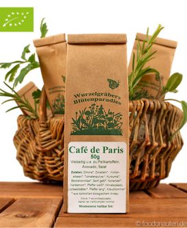 Bio Gewürzmischung, Cafe de Paris, 70g, Wurdies Bio Gewürzmischung, Cafe de Paris, 70g, Wurdies