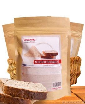 Mehrkornbrot, Low Carb Brotbackmischung, 370g, Konzelmanns Original Mehrkornbrot, Low Carb Brotbackmischung, 370g, Konzelmanns Original