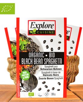 Bio Schwarze Bohnen Spaghetti, 200g, Explore Cuisine Bio Schwarze Bohnen Spaghetti, 200g, Explore Cuisine