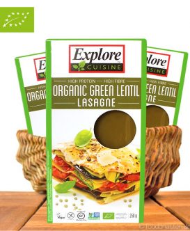 Bio Lasagne Grüne Linsen, 250g, Explore Cuisine Bio Lasagne Grüne Linsen, 250g, Explore Cuisine