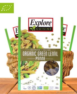 Explore Cuisine - Bio Penne Grüne Linsen, 250g Explore Cuisine - Bio Penne Grüne Linsen, 250g