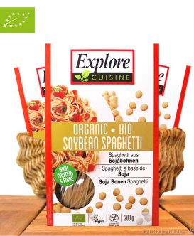 Explore Cuisine - Bio Spaghetti aus Sojabohnen, 200g Explore Cuisine - Bio Spaghetti aus Sojabohnen, 200g