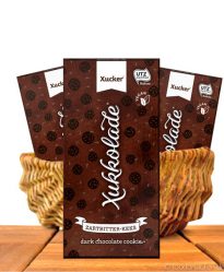 Xucker - Zartbitter-Keks-Schokolade, Ohne zuckerzusatz, 100g Xucker - Zartbitter-Keks-Schokolade, Ohne zuckerzusatz, 100g