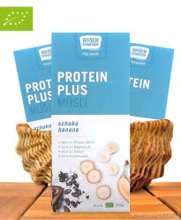 Bio Protein Müsli Recharge, Schoko & Banane, Ohne Zuckerzusatz, 350g, Rosengarten Bio Protein Müsli Recharge, Schoko & Banane, Ohne Zuckerzusatz, 350g, Rosengarten