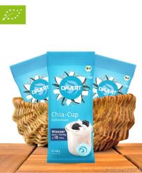 Chia-Cup Kokosnuss, Low Carb Frühstück, Bio-Qualität, 40g, Davert Chia-Cup Kokosnuss, Low Carb Frühstück, Bio-Qualität, 40g, Davert