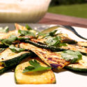 Gebratene Zucchini (Atipasti), Low Carb Beilage zum Grillen